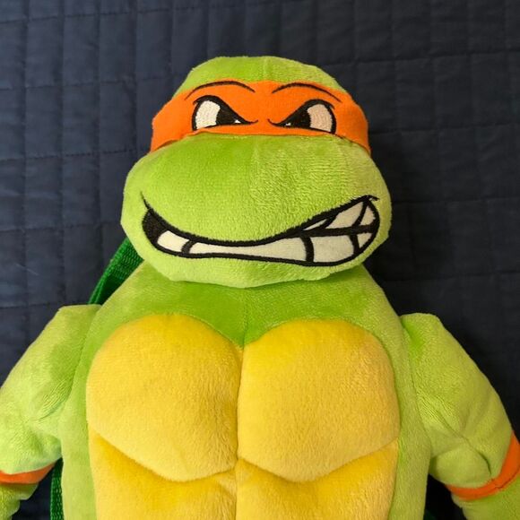 2011 Teenage Mutant Ninja Turtles TMNT Backpack Viacom - Picture 7 of 8